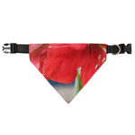 Blooming Amaryllis Print Over The Collar Dog Bandana