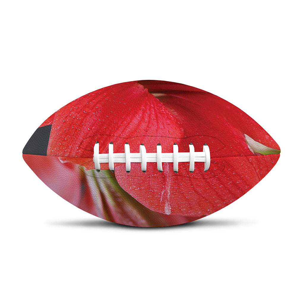 Blooming Amaryllis Print Rugby Ball