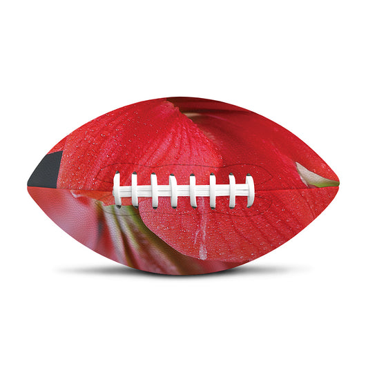 Blooming Amaryllis Print Rugby Ball
