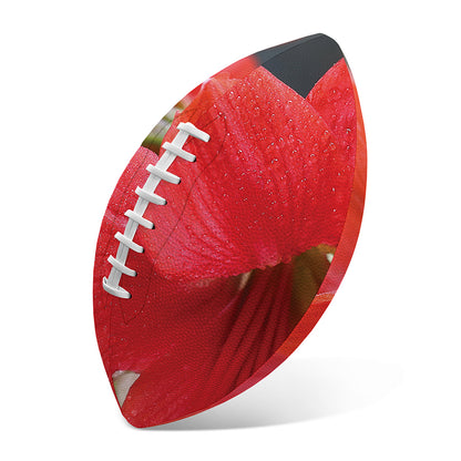 Blooming Amaryllis Print Rugby Ball