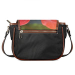 Blooming Amaryllis Print Saddle Bag