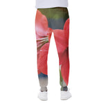 Blooming Amaryllis Print Scuba Joggers