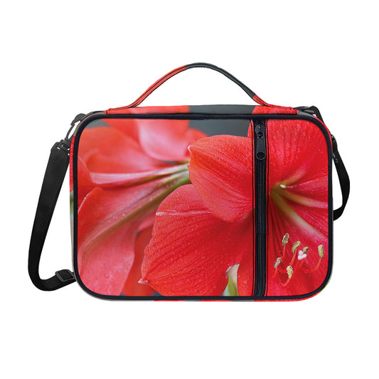 Blooming Amaryllis Print Shoulder Strap Bible Bag