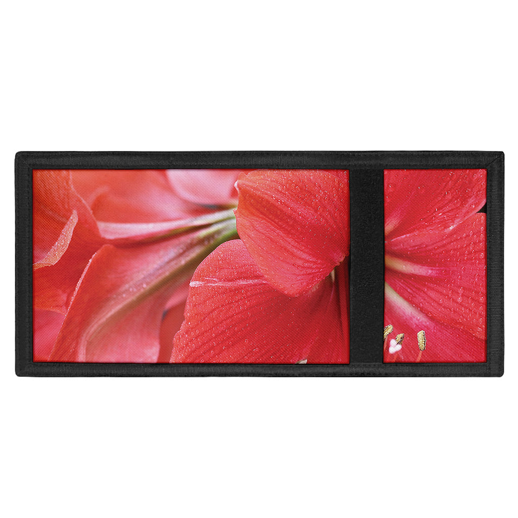 Blooming Amaryllis Print Trifold Wallet