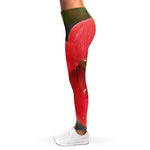 Blooming Amaryllis Print Women's Leggings