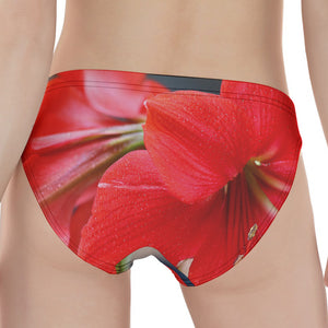 Blooming Amaryllis Print Women's Panties