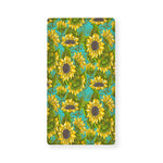 Blooming Sunflower Pattern Print Baby Crib Sheet