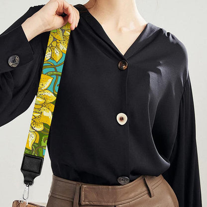 Blooming Sunflower Pattern Print Bag Strap