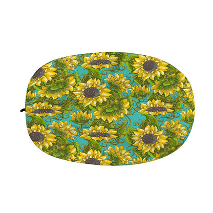 Blooming Sunflower Pattern Print Car Side Mirror Covers