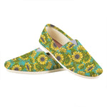Blooming Sunflower Pattern Print Casual Shoes