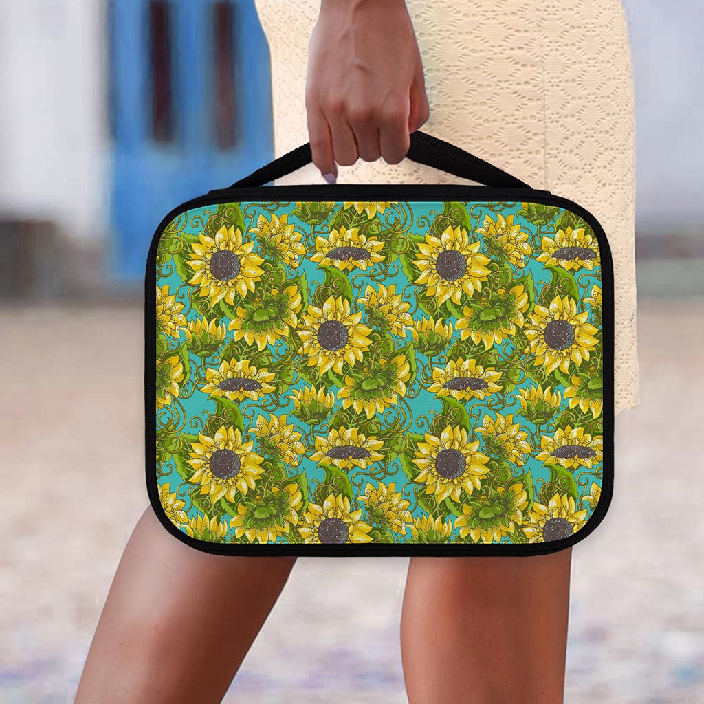 Blooming Sunflower Pattern Print Classic Bible Case
