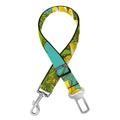 Blooming Sunflower Pattern Print Dog Seat Belt
