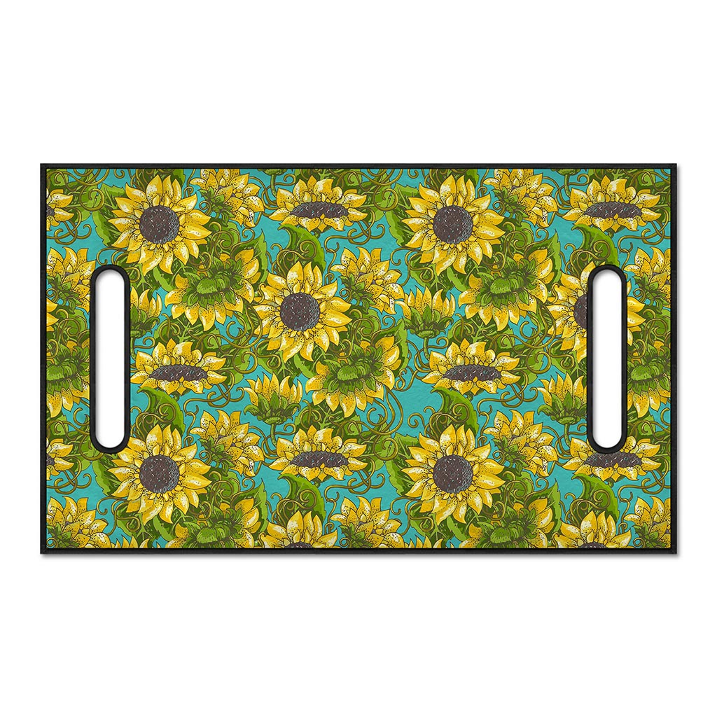 Blooming Sunflower Pattern Print Golf Cart Seat Cover