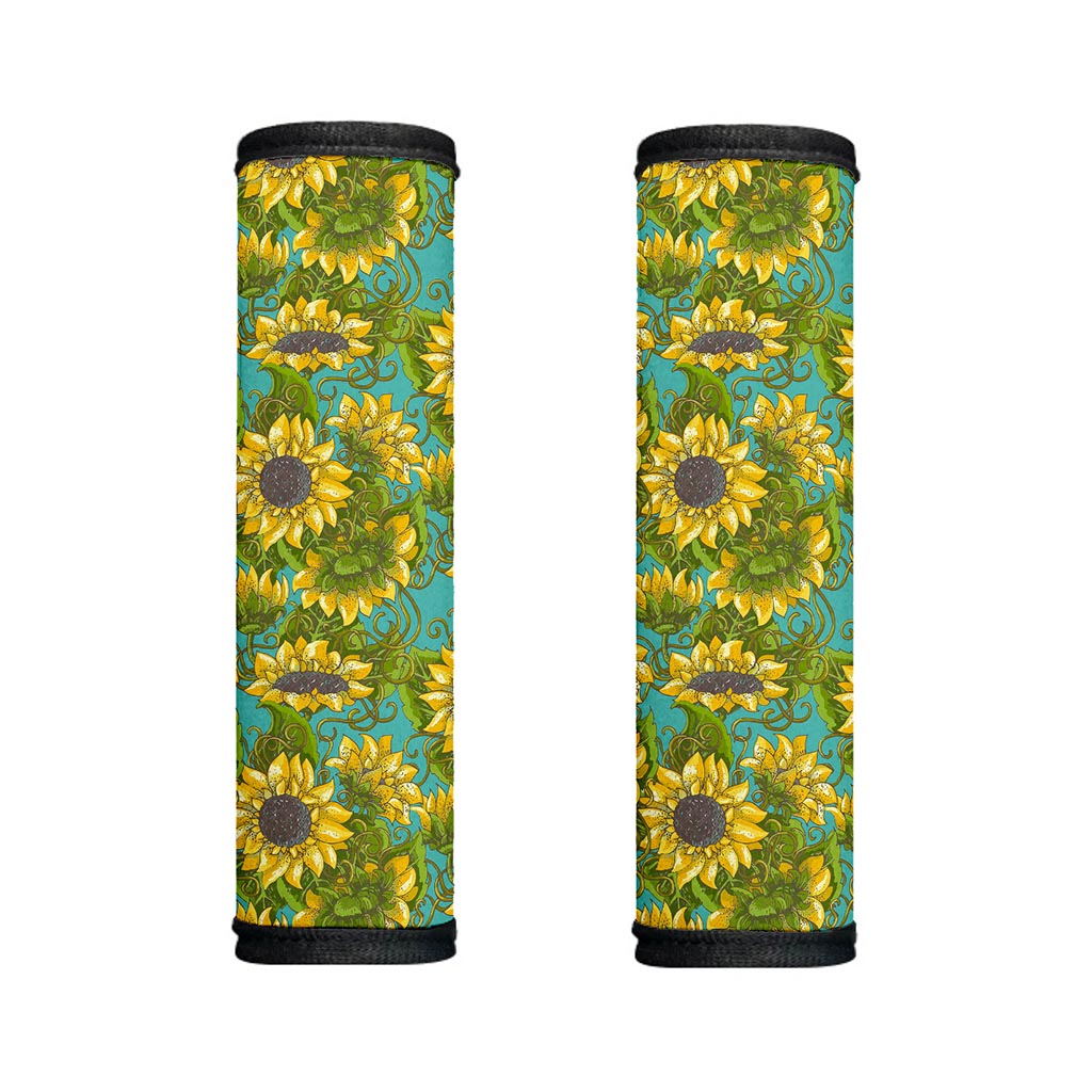 Blooming Sunflower Pattern Print Handle Covers