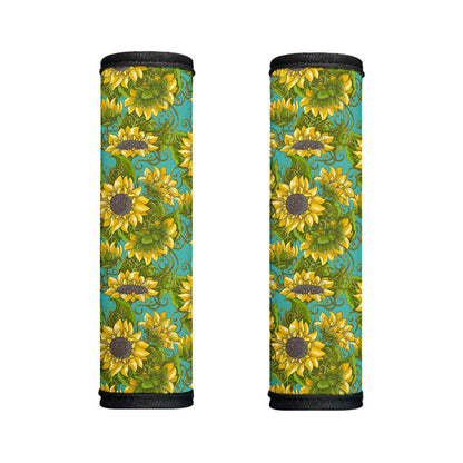 Blooming Sunflower Pattern Print Handle Covers