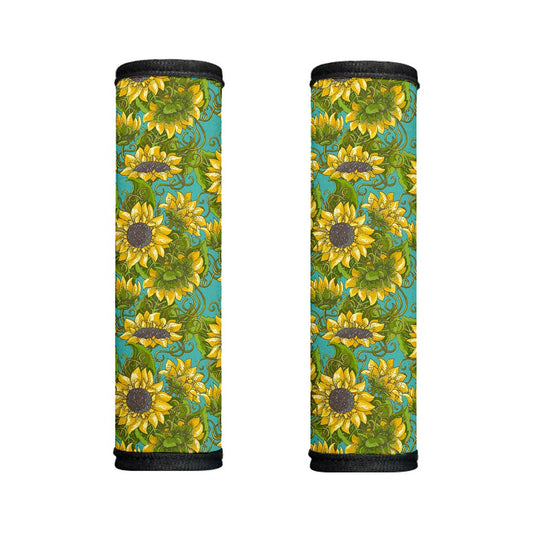 Blooming Sunflower Pattern Print Handle Covers