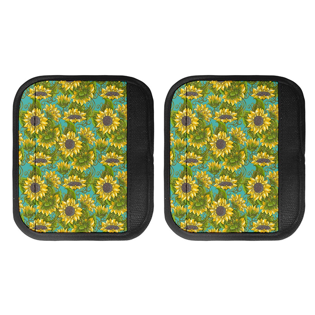 Blooming Sunflower Pattern Print Handle Covers