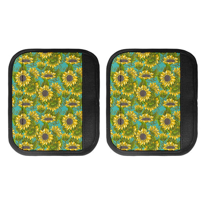 Blooming Sunflower Pattern Print Handle Covers