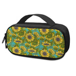 Blooming Sunflower Pattern Print Insulin Cooler Travel Case