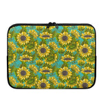 Blooming Sunflower Pattern Print Laptop Sleeve