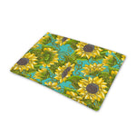 Blooming Sunflower Pattern Print Pet Cooling Mat Cover