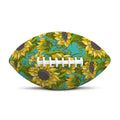 Blooming Sunflower Pattern Print Rugby Ball