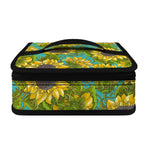 Blooming Sunflower Pattern Print Small Lunch Bag