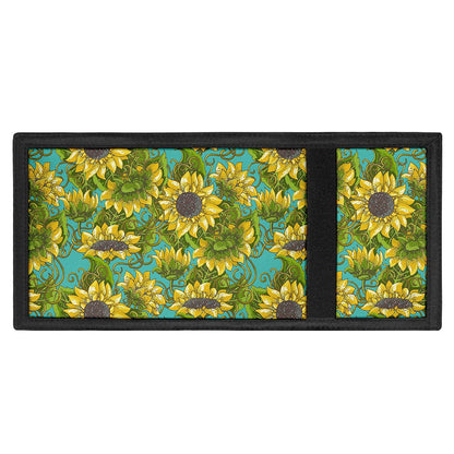Blooming Sunflower Pattern Print Trifold Wallet