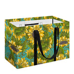 Blooming Sunflower Pattern Print Utility Tote Bag