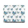 Blossom Blue Butterfly Pattern Print Bifold Wallet