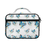 Blossom Blue Butterfly Pattern Print Briefcase Bible Bag