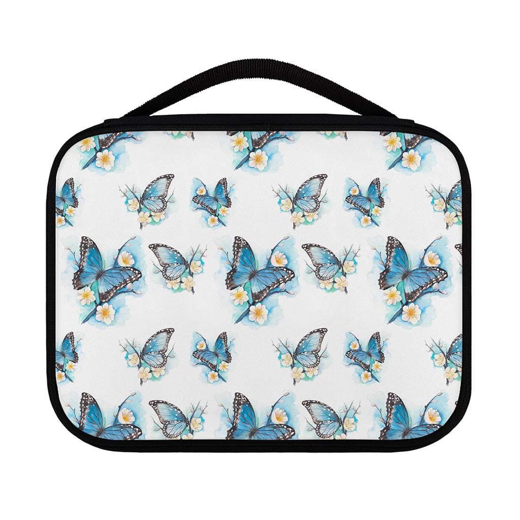 Blossom Blue Butterfly Pattern Print Classic Bible Case