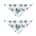 Blossom Blue Butterfly Pattern Print Dog Bandana