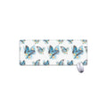 Blossom Blue Butterfly Pattern Print Extended Mouse Pad