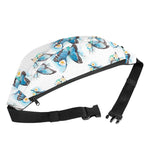 Blossom Blue Butterfly Pattern Print Fanny Pack