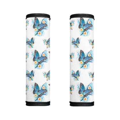 Blossom Blue Butterfly Pattern Print Handle Covers