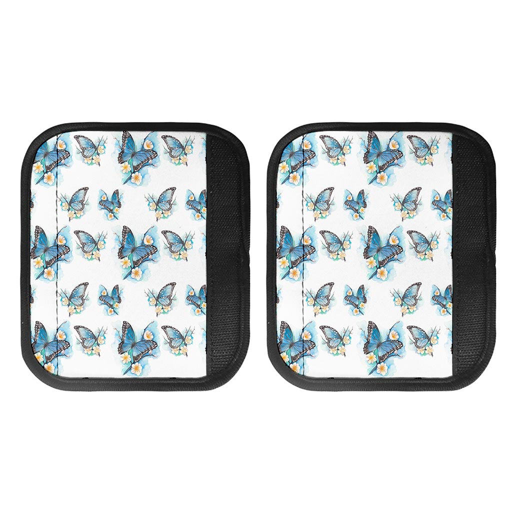 Blossom Blue Butterfly Pattern Print Handle Covers