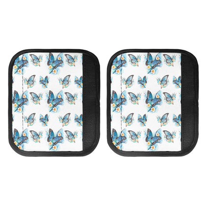 Blossom Blue Butterfly Pattern Print Handle Covers