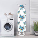 Blossom Blue Butterfly Pattern Print Ironing Board Cover
