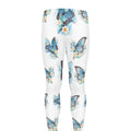 Blossom Blue Butterfly Pattern Print Men's Leggings