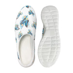 Blossom Blue Butterfly Pattern Print Mesh Casual Shoes