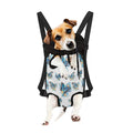 Blossom Blue Butterfly Pattern Print Pet Carrier Backpack