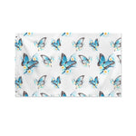 Blossom Blue Butterfly Pattern Print Polyester Flag
