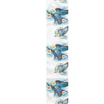 Blossom Blue Butterfly Pattern Print Table Runner