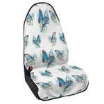Blossom Blue Butterfly Pattern Print Waterproof Car Seat Cover