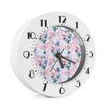 Blossom Floral Flower Pattern Print Alarm Clock