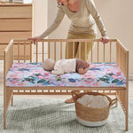 Blossom Floral Flower Pattern Print Baby Crib Sheet