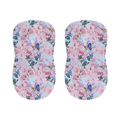 Blossom Floral Flower Pattern Print Bar Stool Covers