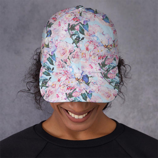 Blossom Floral Flower Pattern Print Baseball Cap