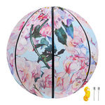 Blossom Floral Flower Pattern Print Basketball